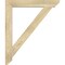 Ekena Millwork Traditional Slat Rough Sawn Bracket, Douglas Fir, 4"W x 32"D x 38"H BKT04X32X38TRA06RDF - alternate 4